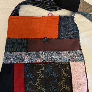 Boho Patchwork Colorful Roomy Handmade Shoulder/Crossbody Bag